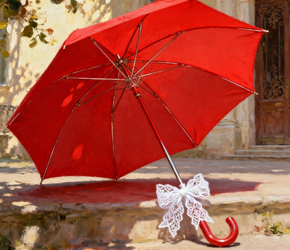 爱情的红伞